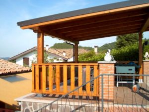balaustra in legno