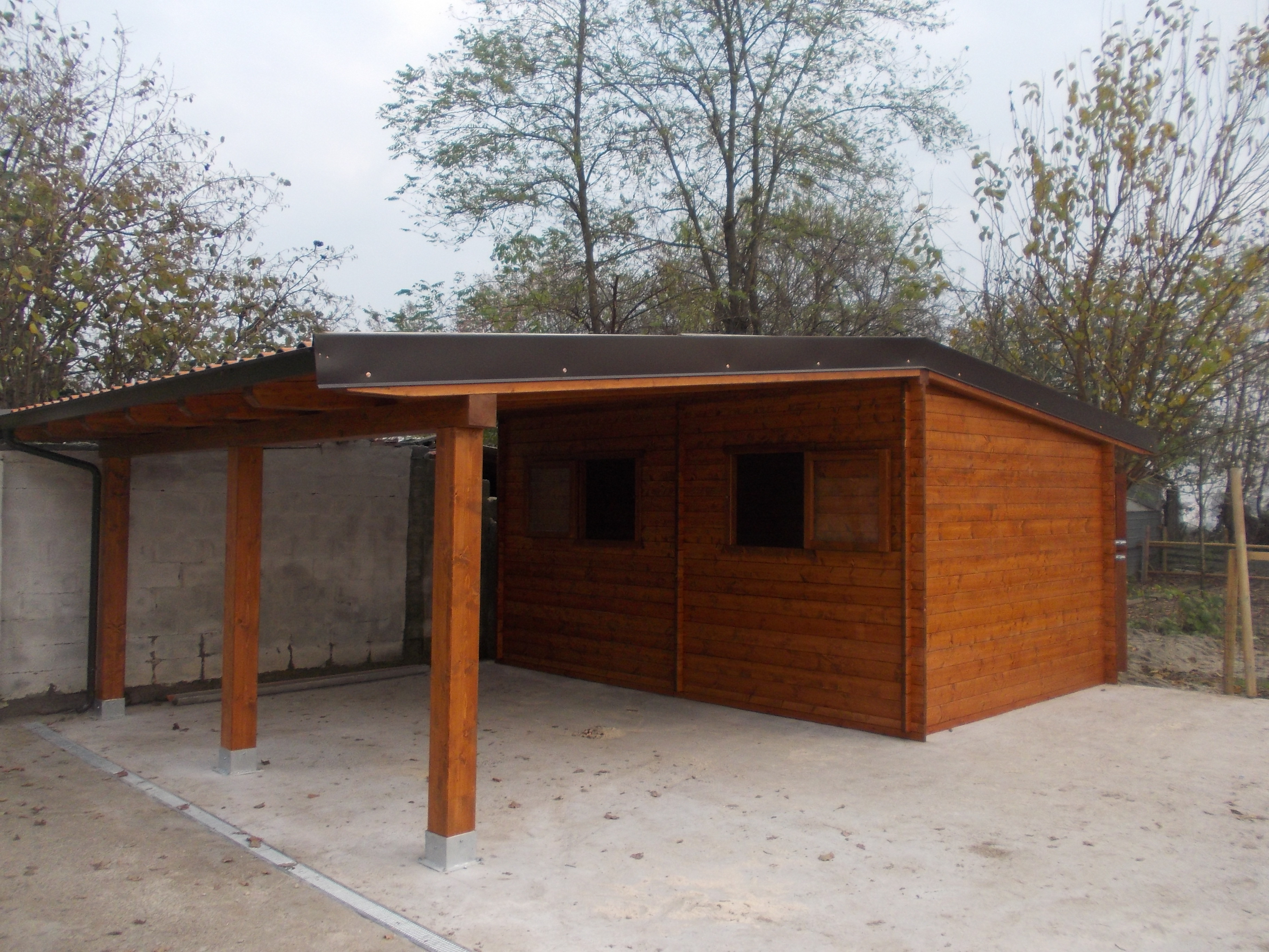 Garage In Legno E Car Port Tflegnoit