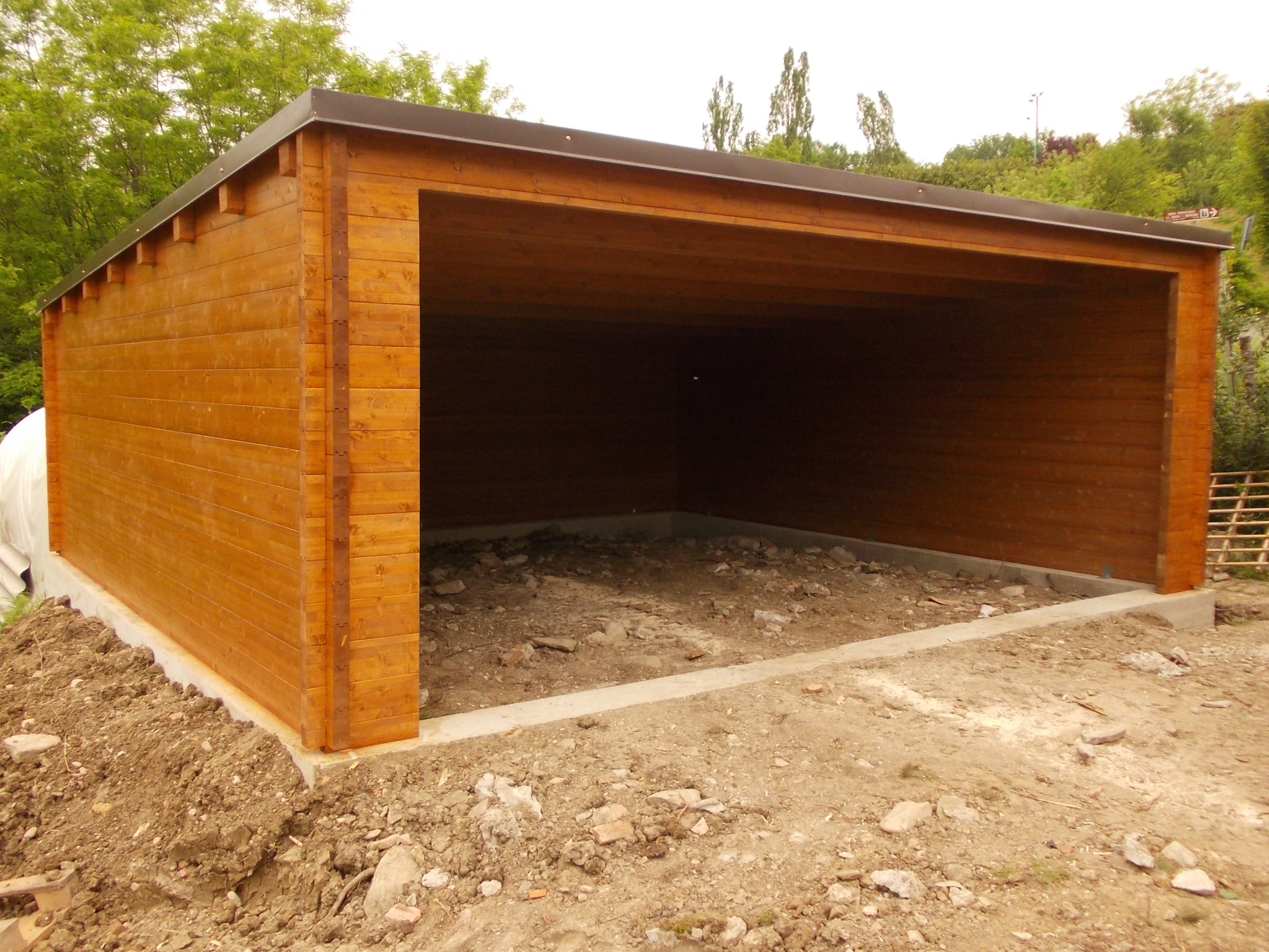 Garage In Legno E Car Port Tflegnoit