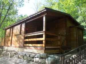 chalet in legno di abete